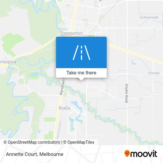 Annette Court map