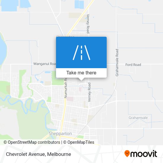Chevrolet Avenue map