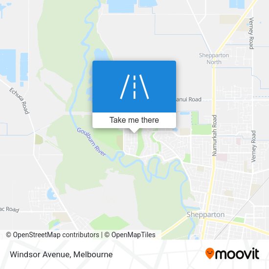 Windsor Avenue map