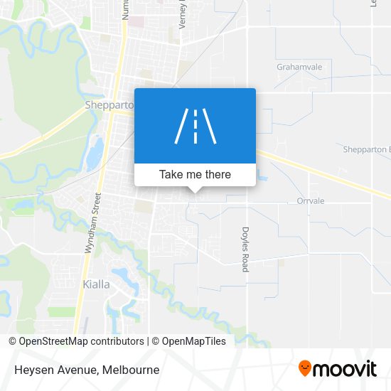 Heysen Avenue map
