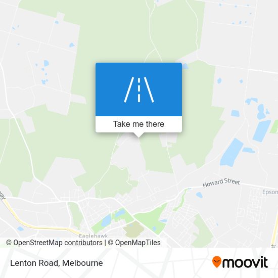 Lenton Road map