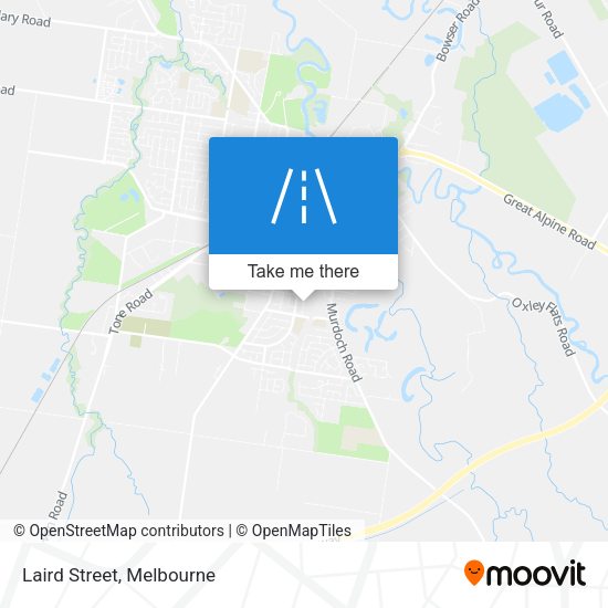 Laird Street map
