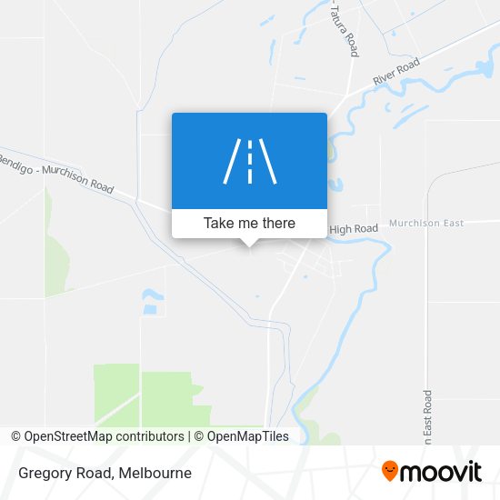 Gregory Road map