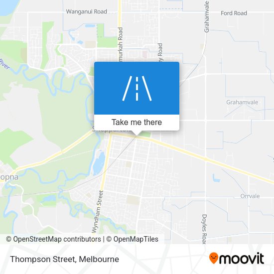 Thompson Street map