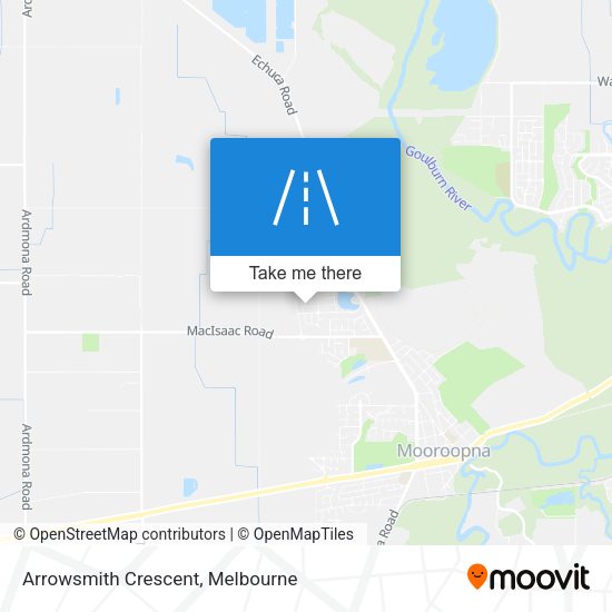 Arrowsmith Crescent map