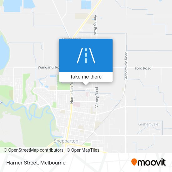 Harrier Street map