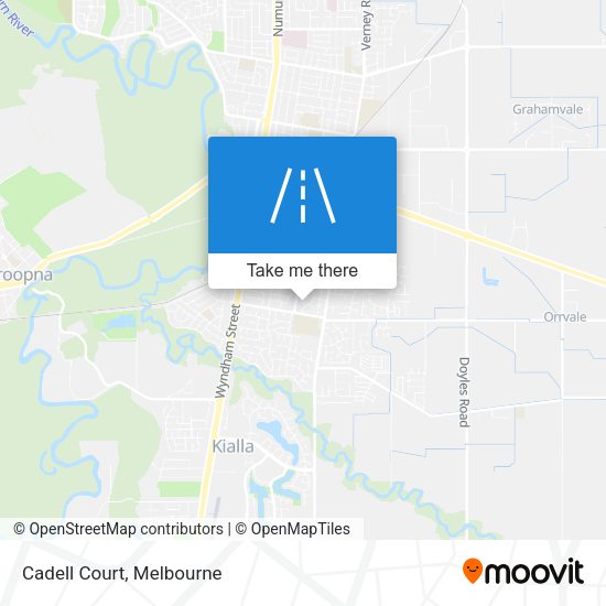 Cadell Court map