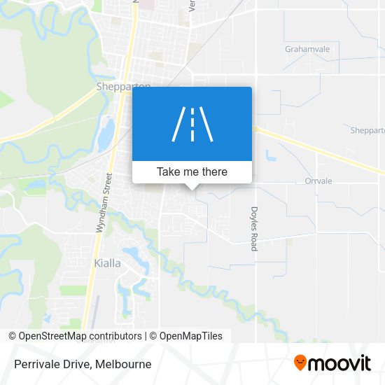 Perrivale Drive map