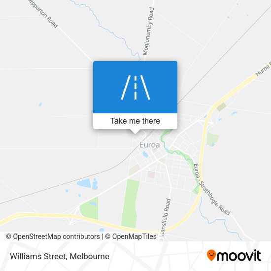 Williams Street map