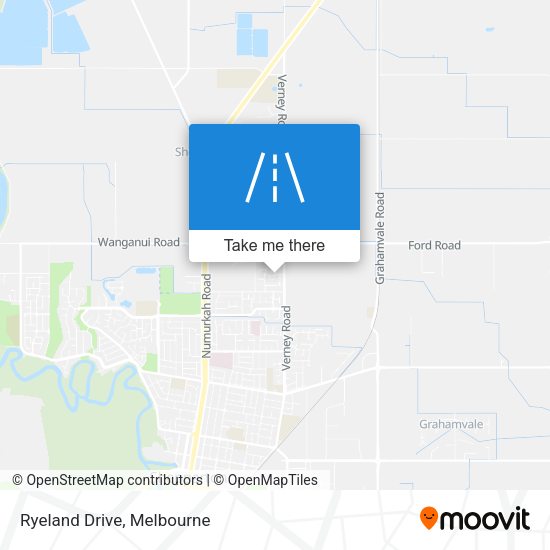 Ryeland Drive map