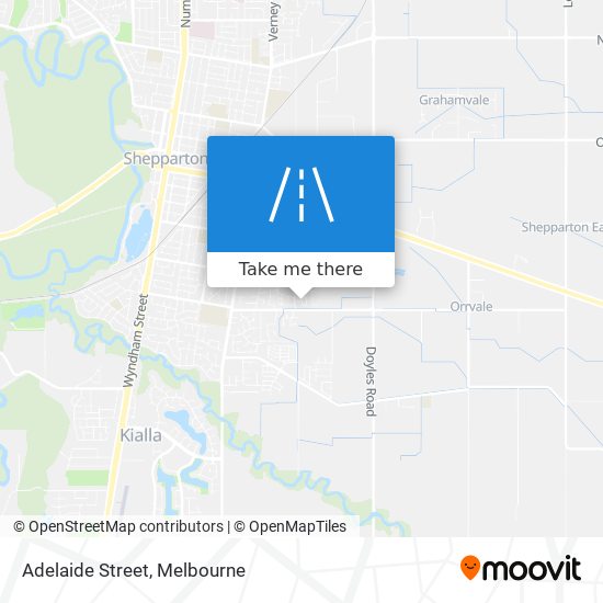 Adelaide Street map