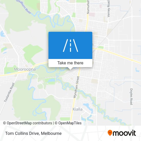 Tom Collins Drive map