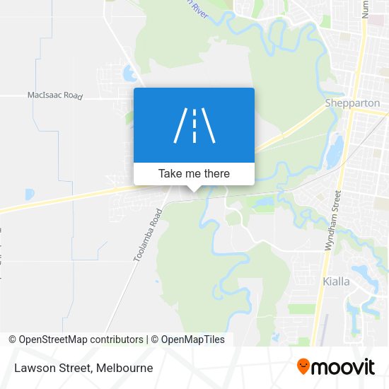 Lawson Street map