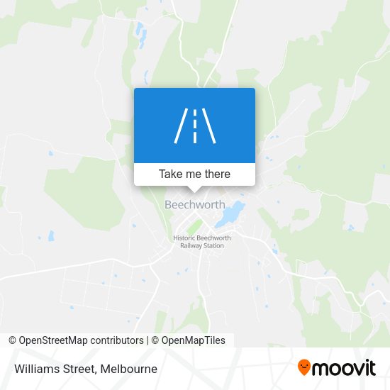 Williams Street map