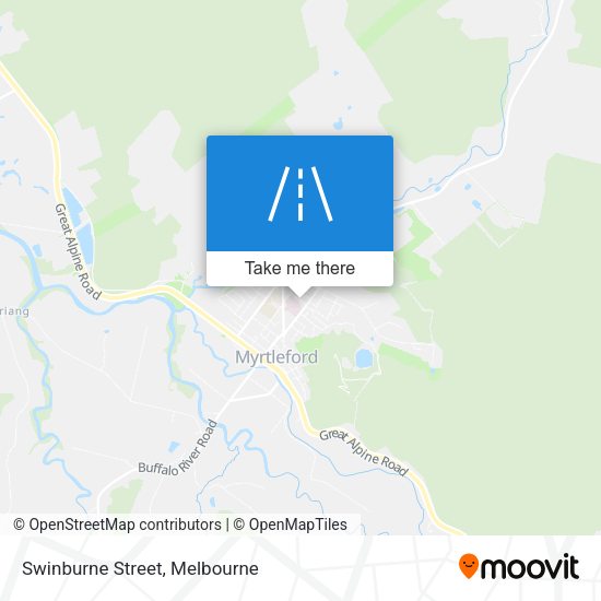 Swinburne Street map