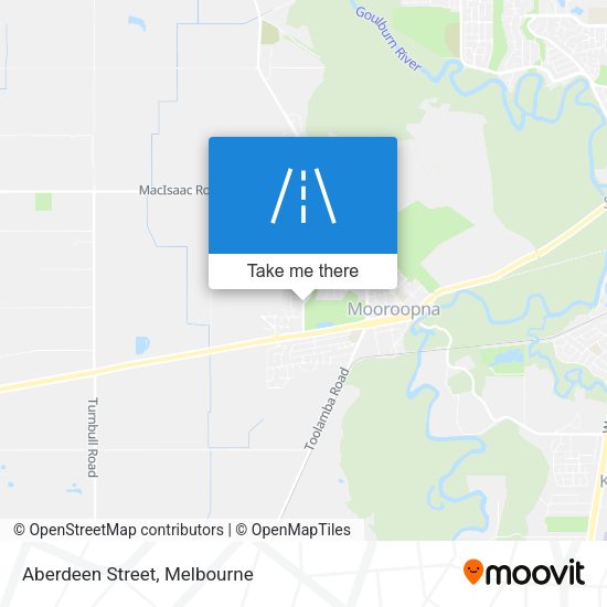Aberdeen Street map