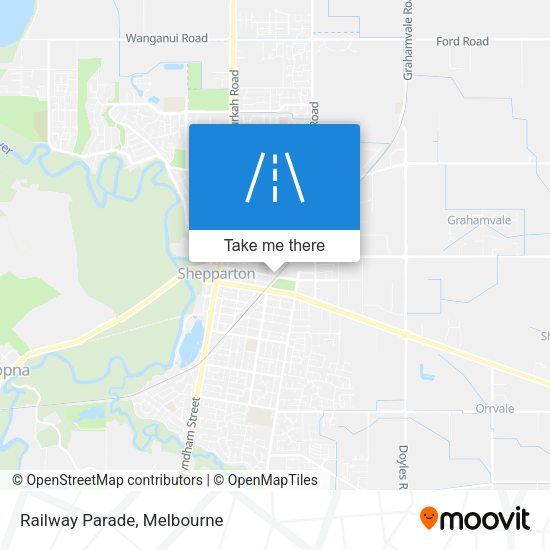 Railway Parade map