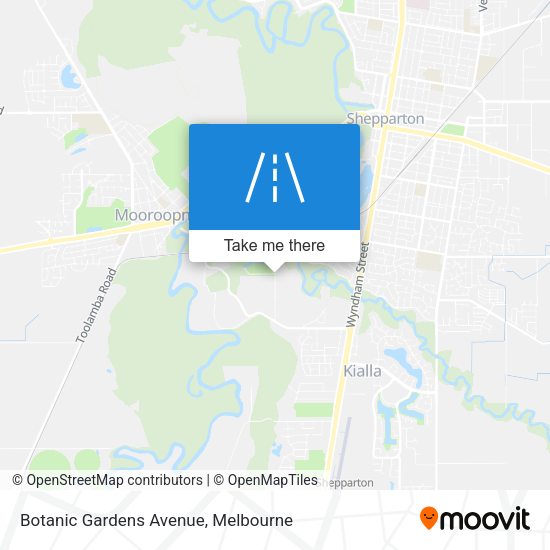 Botanic Gardens Avenue map