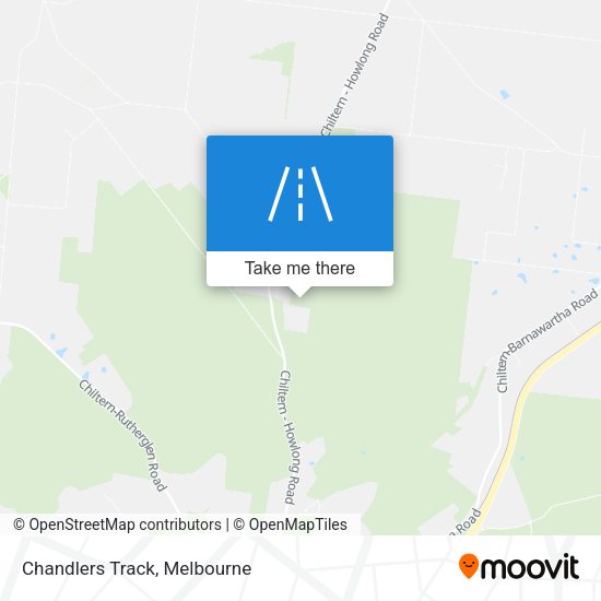 Chandlers Track map