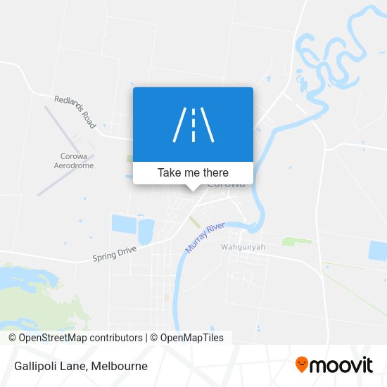 Gallipoli Lane map