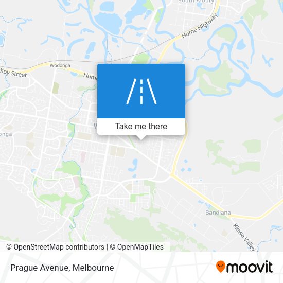 Prague Avenue map