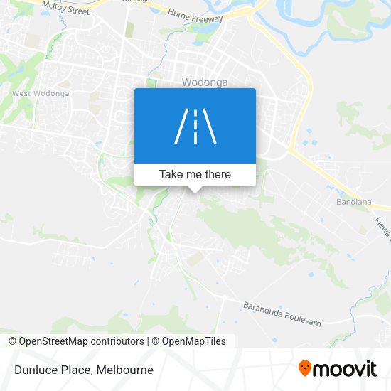 Dunluce Place map