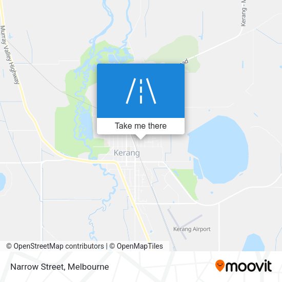 Narrow Street map