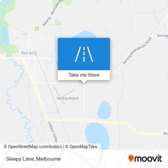 Sleepy Lane map