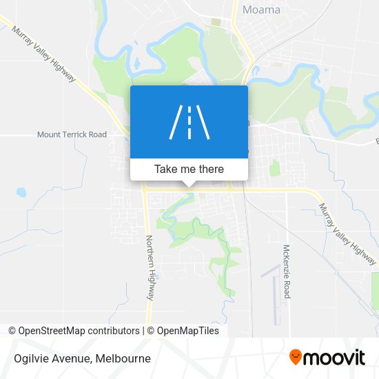 Ogilvie Avenue map