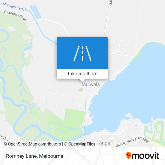 Romney Lane map