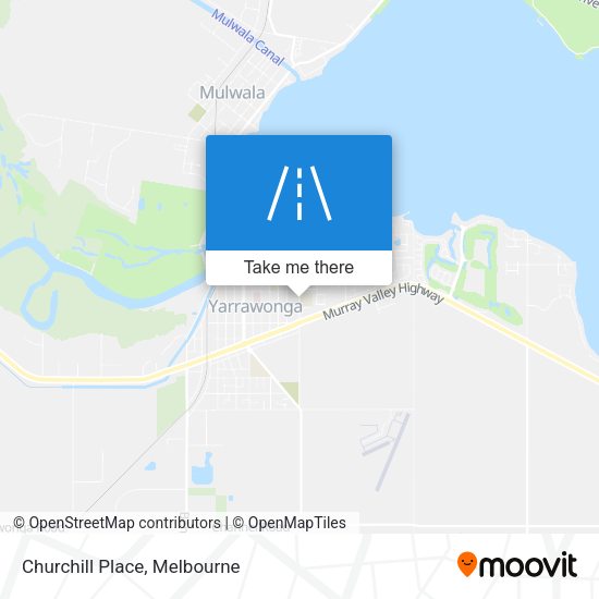 Churchill Place map