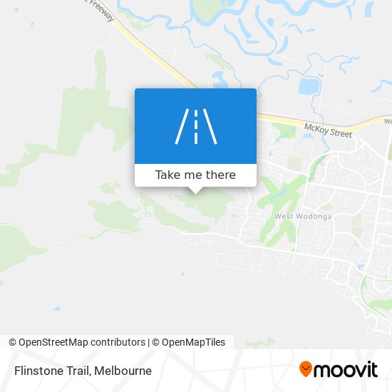 Flinstone Trail map