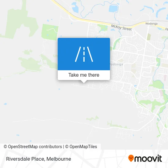 Mapa Riversdale Place