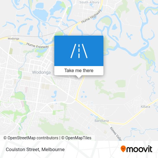 Coulston Street map