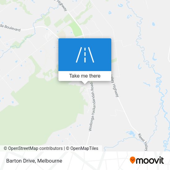 Barton Drive map