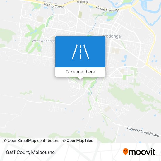 Gaff Court map