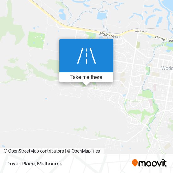 Driver Place map