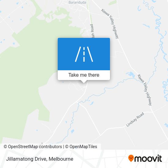 Jillamatong Drive map