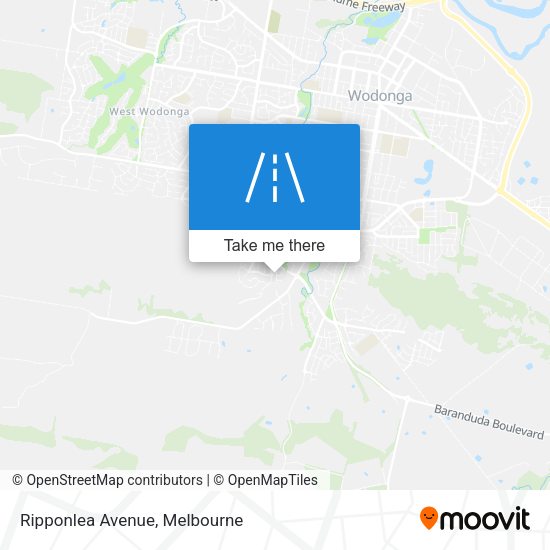 Ripponlea Avenue map