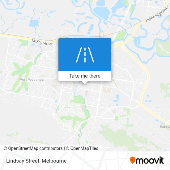 Lindsay Street map