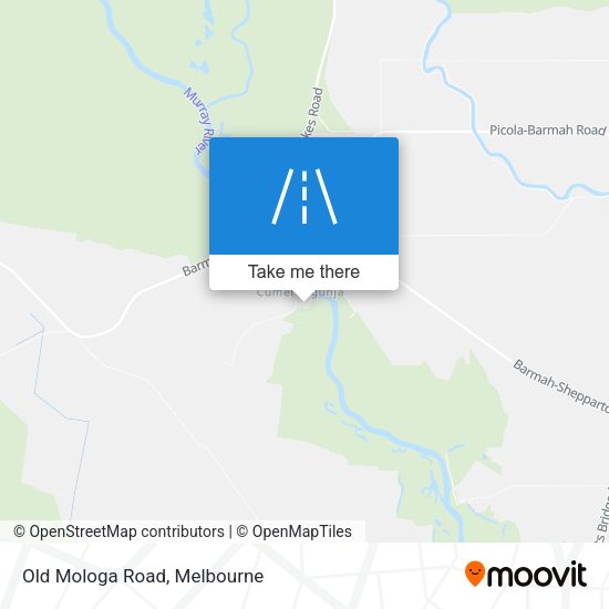 Old Mologa Road map