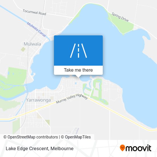 Lake Edge Crescent map