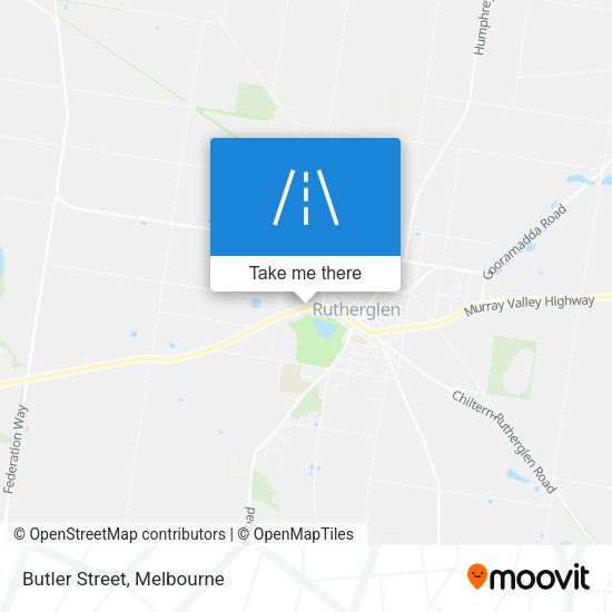 Butler Street map