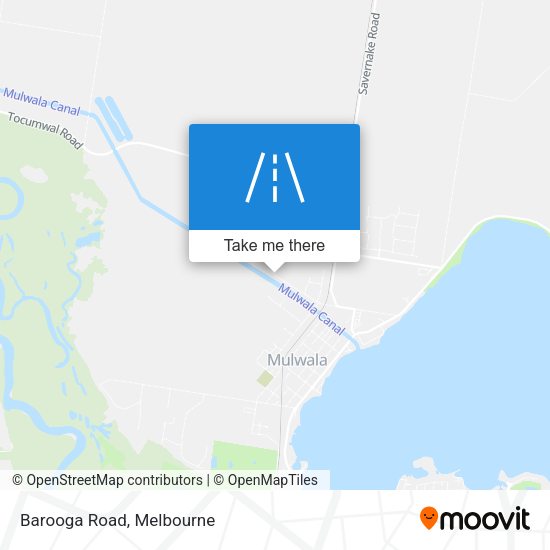 Barooga Road map