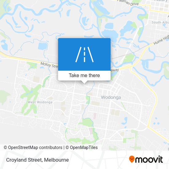 Croyland Street map