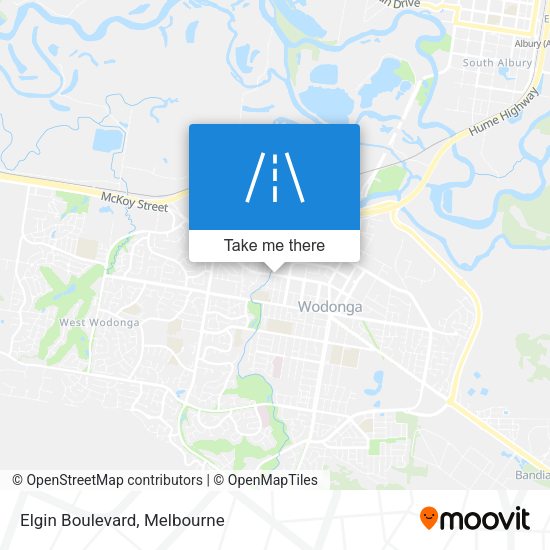 Elgin Boulevard map