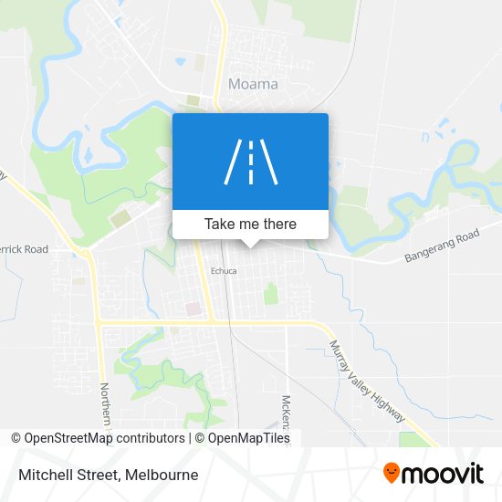 Mitchell Street map