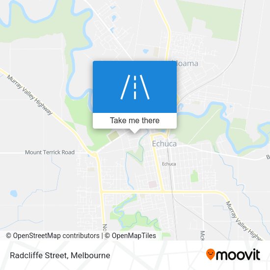 Radcliffe Street map