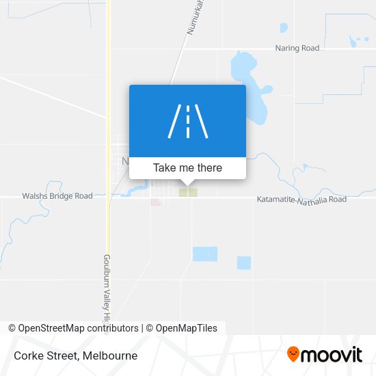 Corke Street map