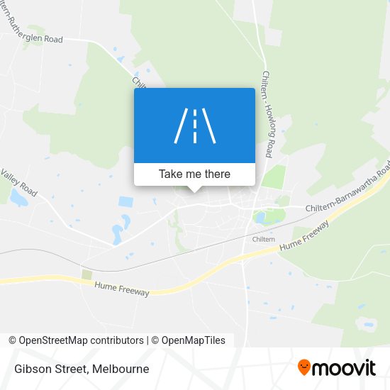 Gibson Street map